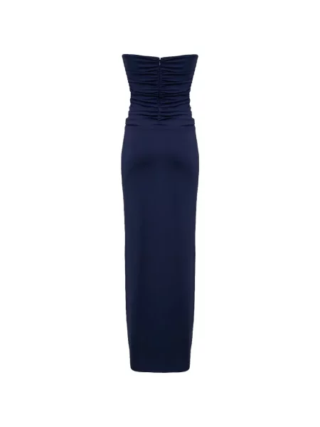 Rochie Simkhai drapată fără bretele albastru