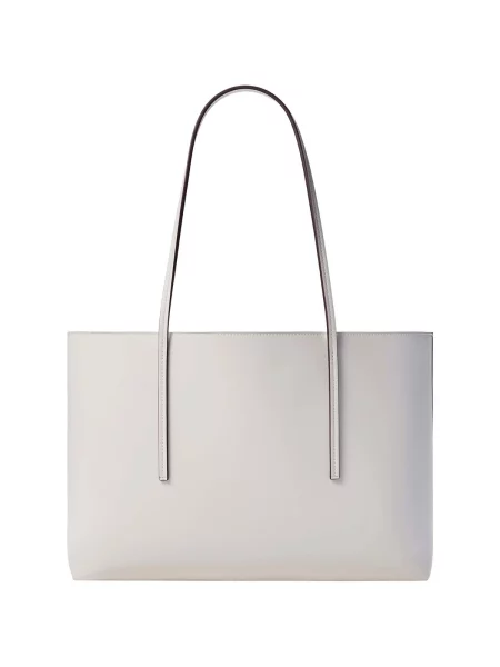 Shopper kabelka Calvin Klein z ekologickej kože biela