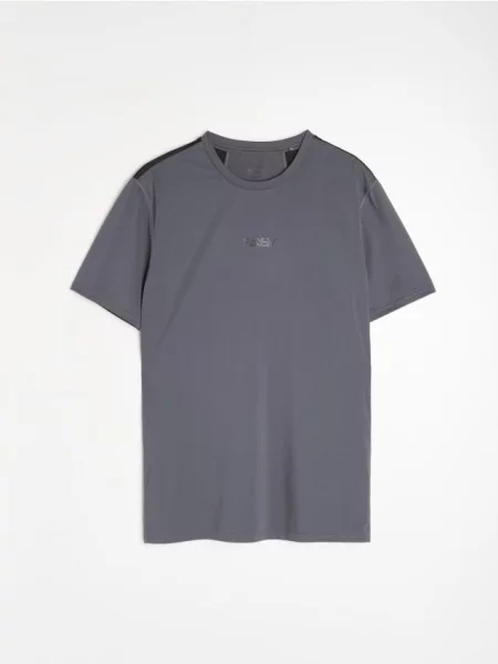 Sinsay Tričko s kontrastními panely SNSY PERFORMANCE šedá