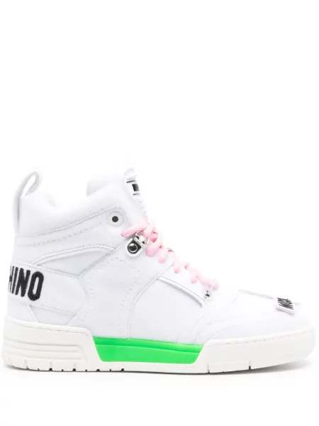 Sneakerși Moschino alb