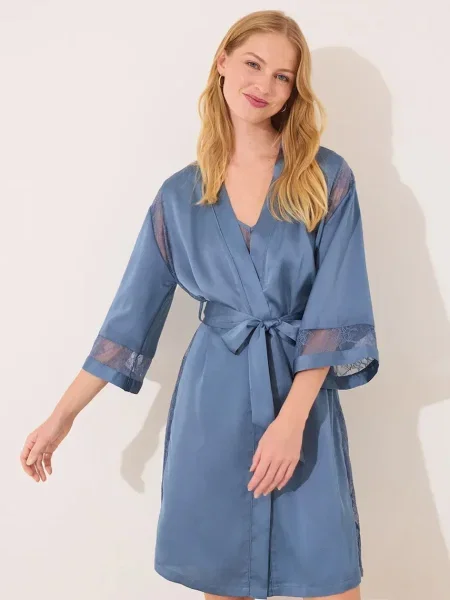 Халат women'secret синьо