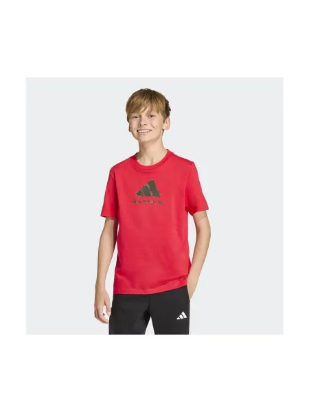 Tricou copii Adidas roșu