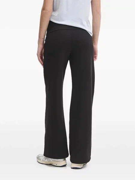 Pantaloni cu picior drept Dkny alergare negru