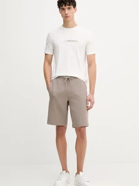 Armani Exchange pantaloni scurți pentru bărbați cu maro