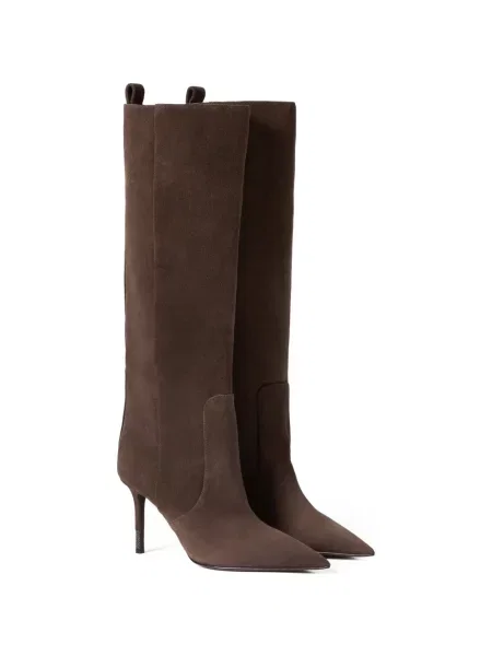 Botine Brunello Cucinelli din piele de căprioară maro