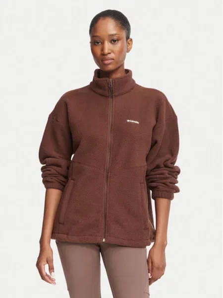 Fleece φλις φούτερ Columbia καφέ