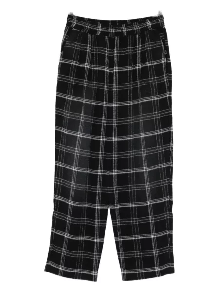 Pantaloni Joshua Sanders în carouri negru