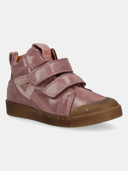 Šnurovacia obuv Froddo Rosario High-Top S ružová