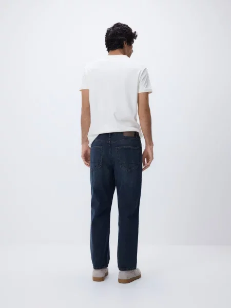 Reserved Джинси relaxed straight indigo jeans 