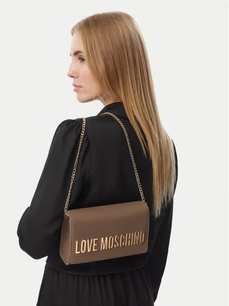 LOVE MOSCHINO Geantă maro