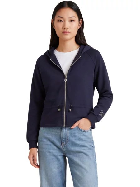 Liu Jo bluza z modalem niebieska