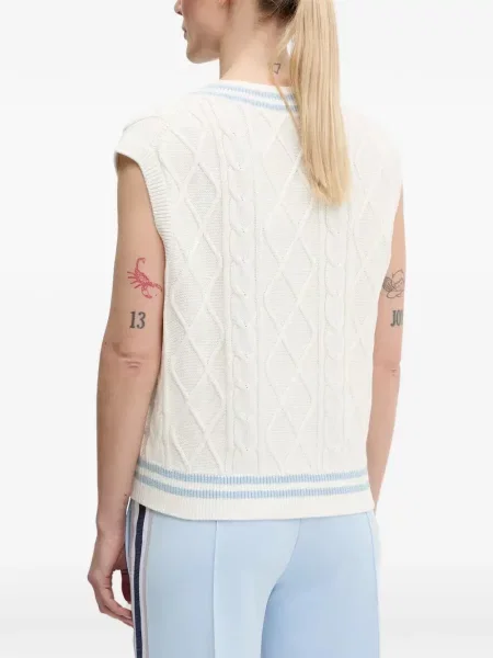 Vestă Guess tricotate alb