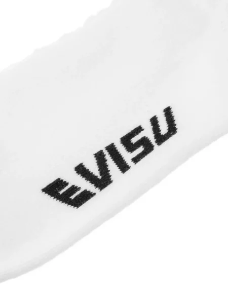 Șosete Evisu cu broderie alb