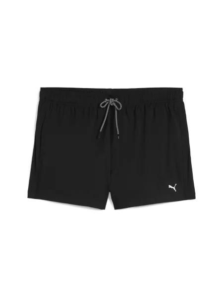Kąpielówki Puma z nadrukiem z kieszeniami bocznymi czarne