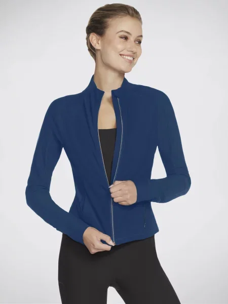 Кофта Skechers GO Flex Rib нейлон/спандекс чорний