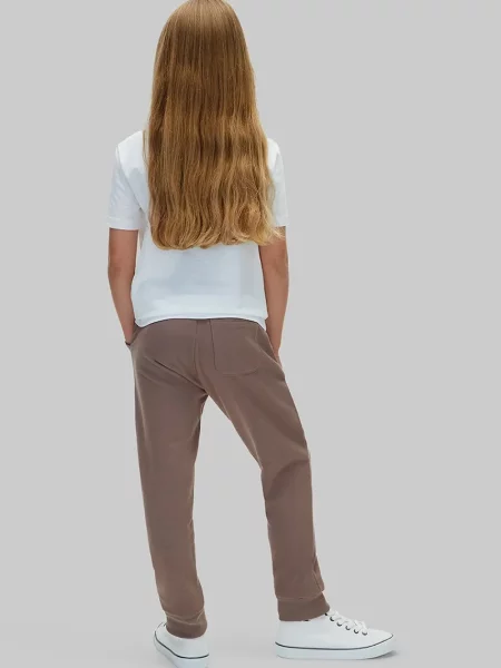 Calvin Klein Jeans спортен панталон за деца от кафяво
