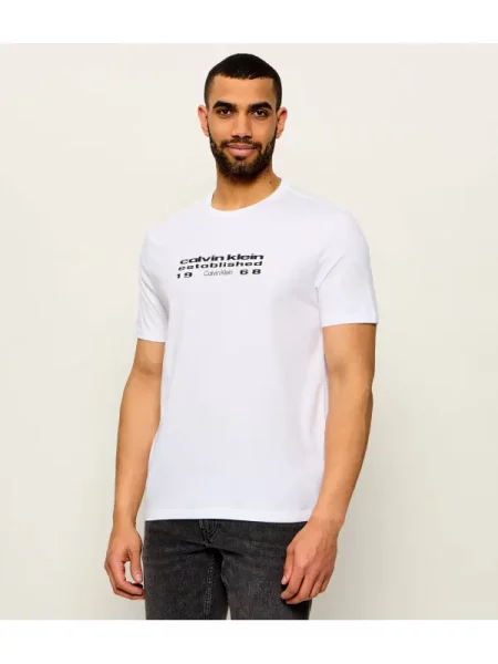 Calvin Klein Jeans Tricou SS alb