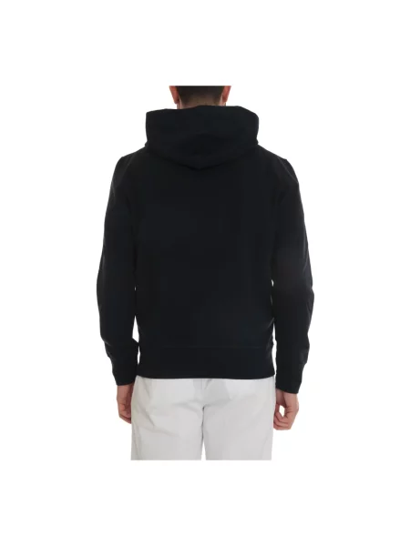 Bluza z kapturem Kiton z kapturem z logo niebieska