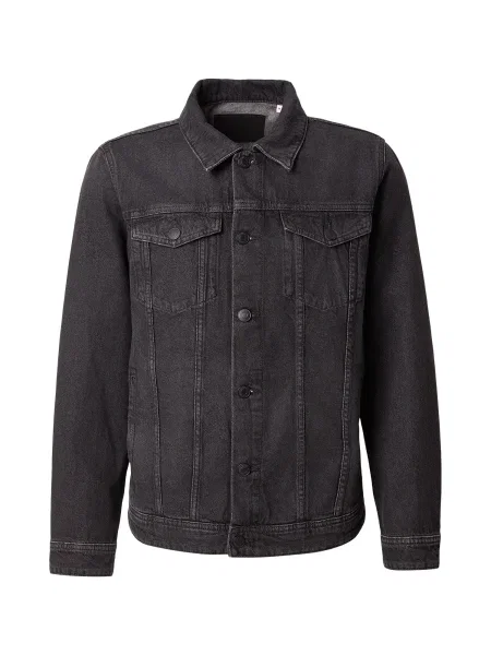 JACK & JONES Prehodna jakna JWHJEAN denim črn