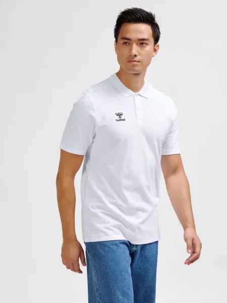 Hummel Koszulka polo GO biała