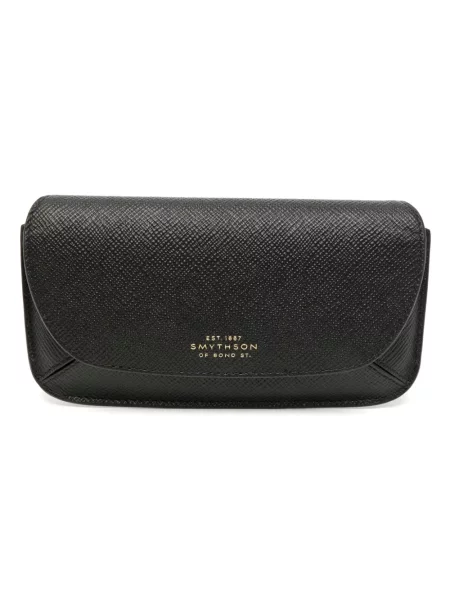 Bőr napszemüveg Smythson autogrammal fekete