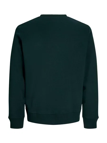 JACK & JONES Mikina JJRUSH svetložltá / tmavozelená