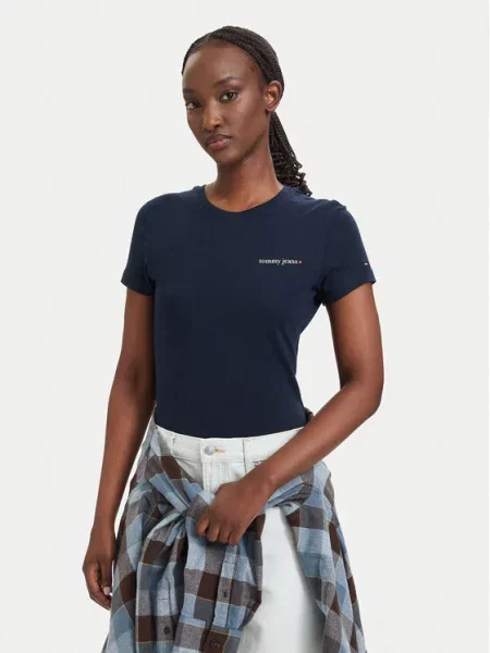 Majica Tommy Hilfiger kratki rukavi s autogramom