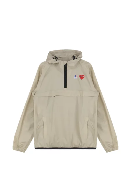 Geacă de vânt Comme Des Garcons Play cu autograf