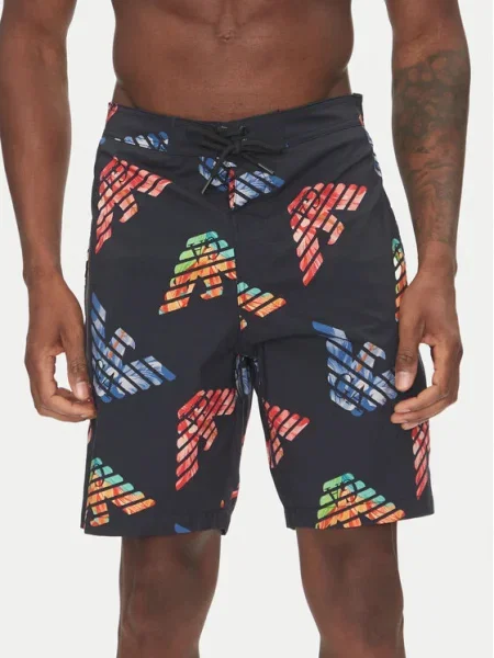 Emporio Armani Pantaloni scurți pentru înot negru