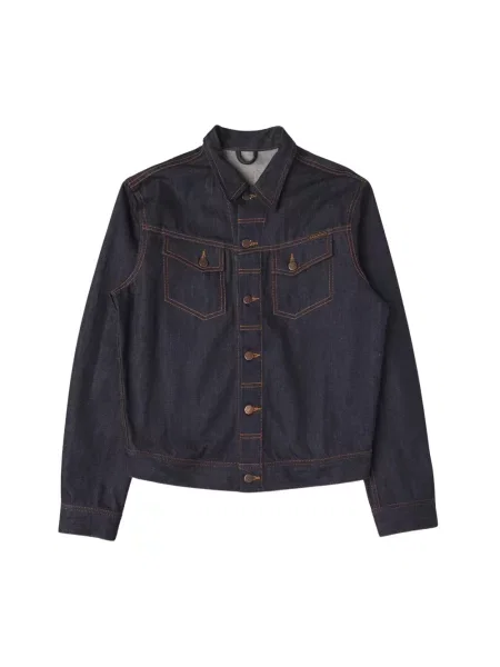 Kurtka jeansowa Nudie Jeans niebieska