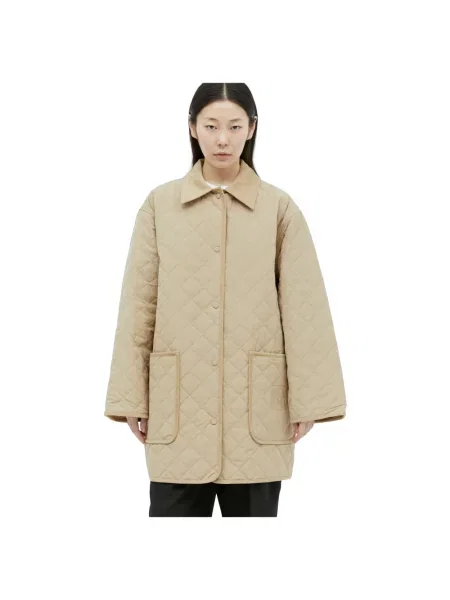 Pikowana kurtka Toteme beżowa