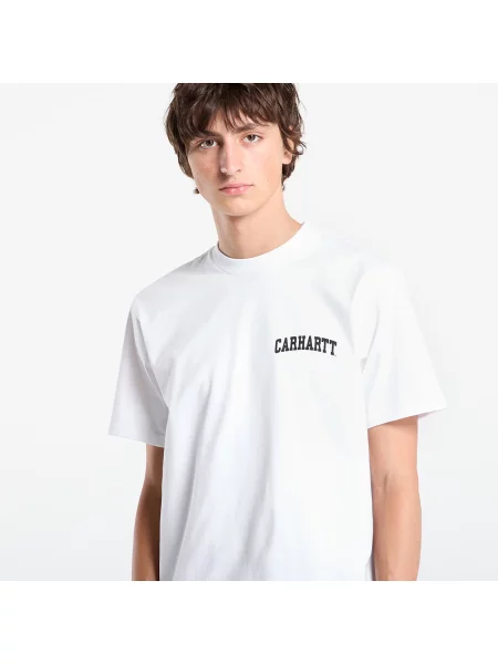 Carhartt WIP Majica University Script črna bela