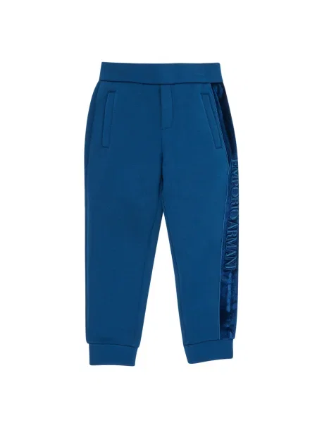 Pantaloni copii Emporio Armani albastru