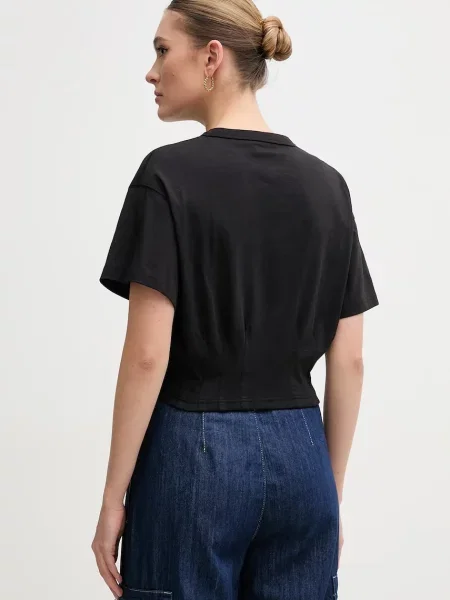 Alpha Industries tricou din Waisted femei negru