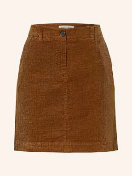 Marc O'polo Spódnica Sztruksowa braun brązowa
