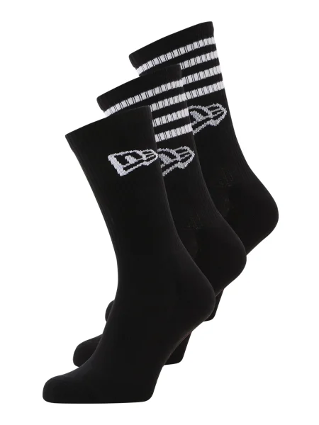 NEW ERA Șosete negru alb