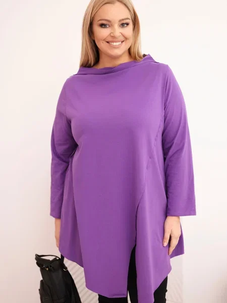 Bluză Kesi asimetrică mari negru