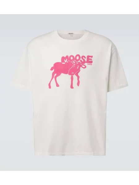 Jersey majica Bode s potiskom bela