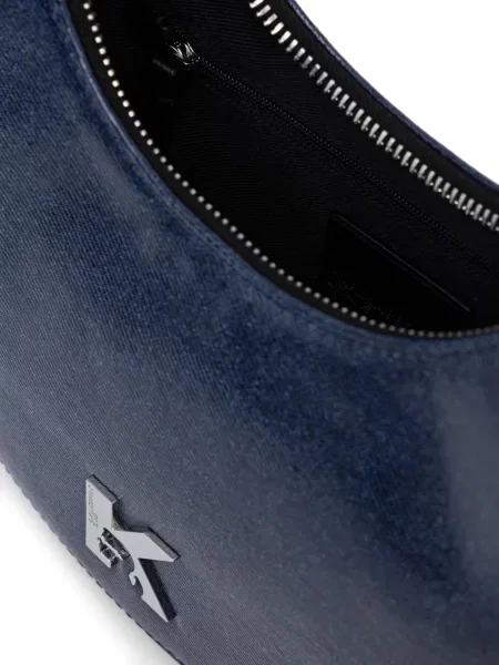 Torbica Karl Lagerfeld Jeans s autogramom plava