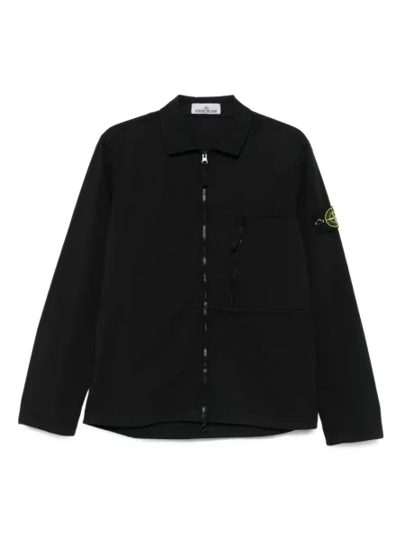 Košilová bunda Stone Island černá