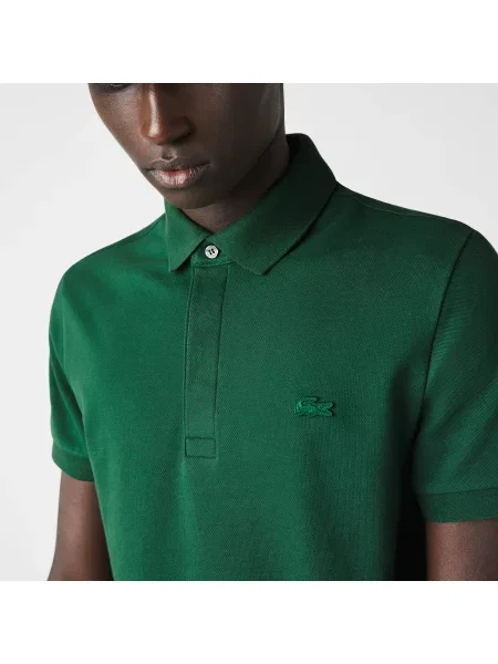 Поло Lacoste зеленое