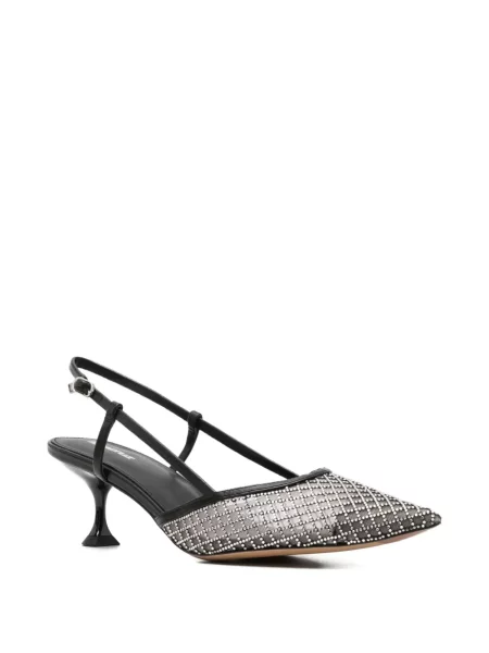 Pantofi cu toc Lola Cruz slingback negru