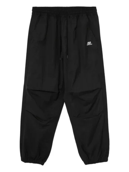 Pantaloni Chocoolate cu broderie negru