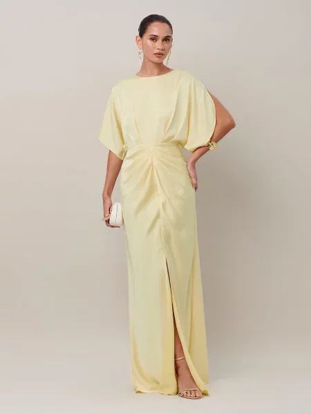 Sável Rochie Mona deschis galben