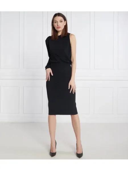 Karl Lagerfeld Rochie asymmetric negru