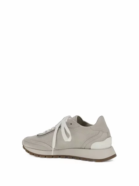 Sneakerși Brunello Cucinelli din piele gri
