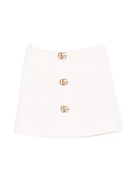 Spódnica Gucci wełniana biała