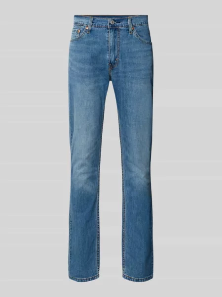 Jeansy o kroju slim fit z mieszanki bawełny model SLIM' Levi's niebieskie