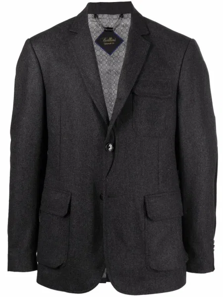 Sacou Billionaire cu broderie gri