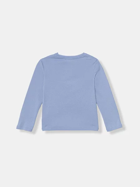 United Colors of Benetton tričko s dlouhým rukávem modré
